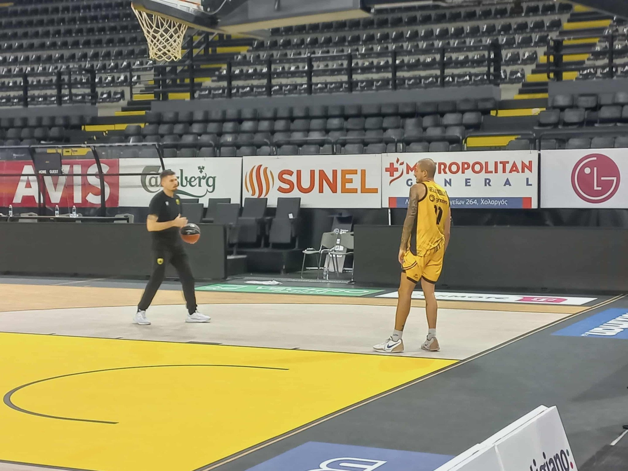 Ο Αρσενόπουλος έμεινε στη Sunel Arena για επιπλέον δουλειά ατομικά (video)