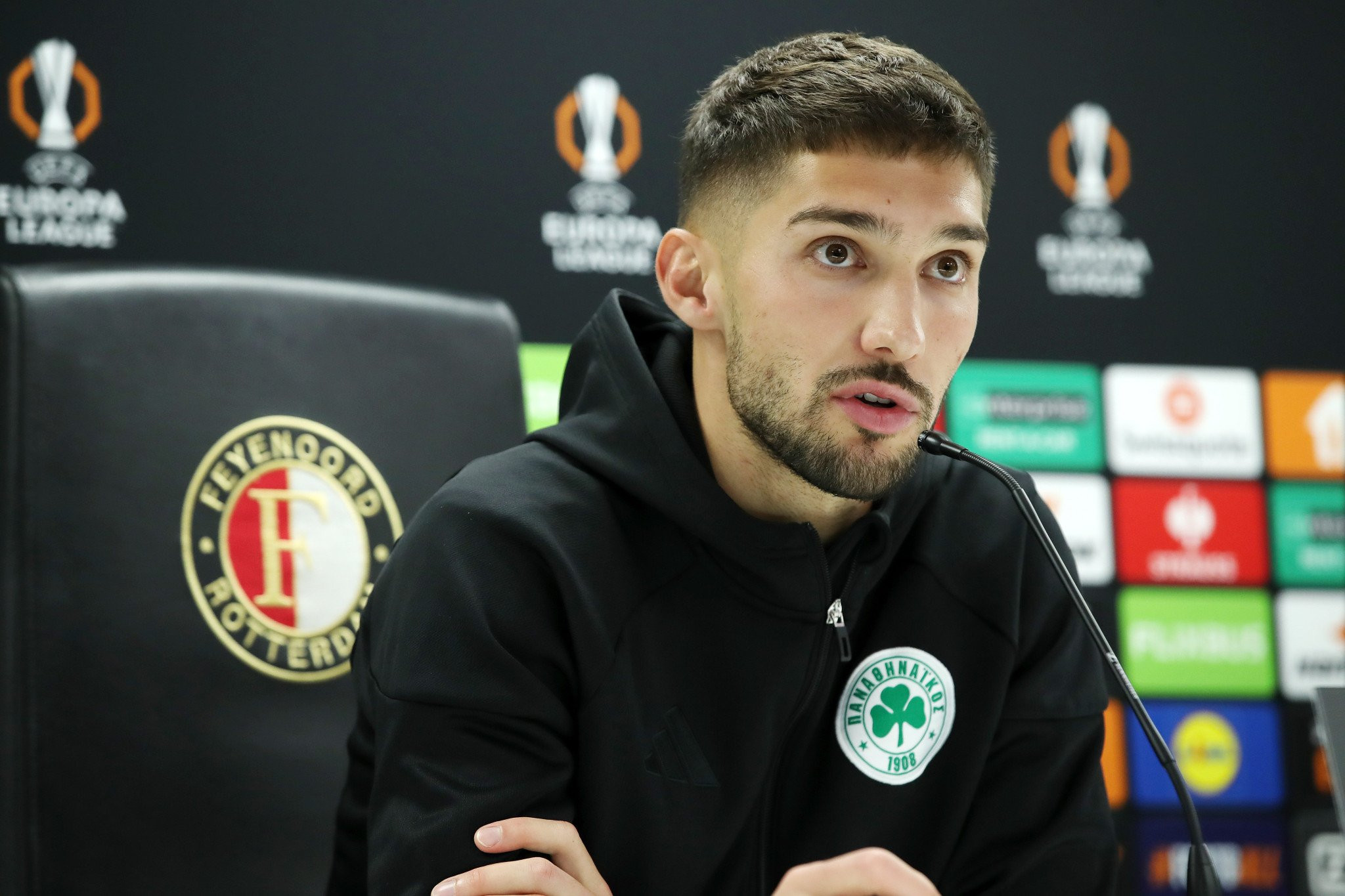 Τσέριν: «Μπορούμε ως Παναθηναϊκός να φύγουμε νικητές από το Ρότερνταμ»