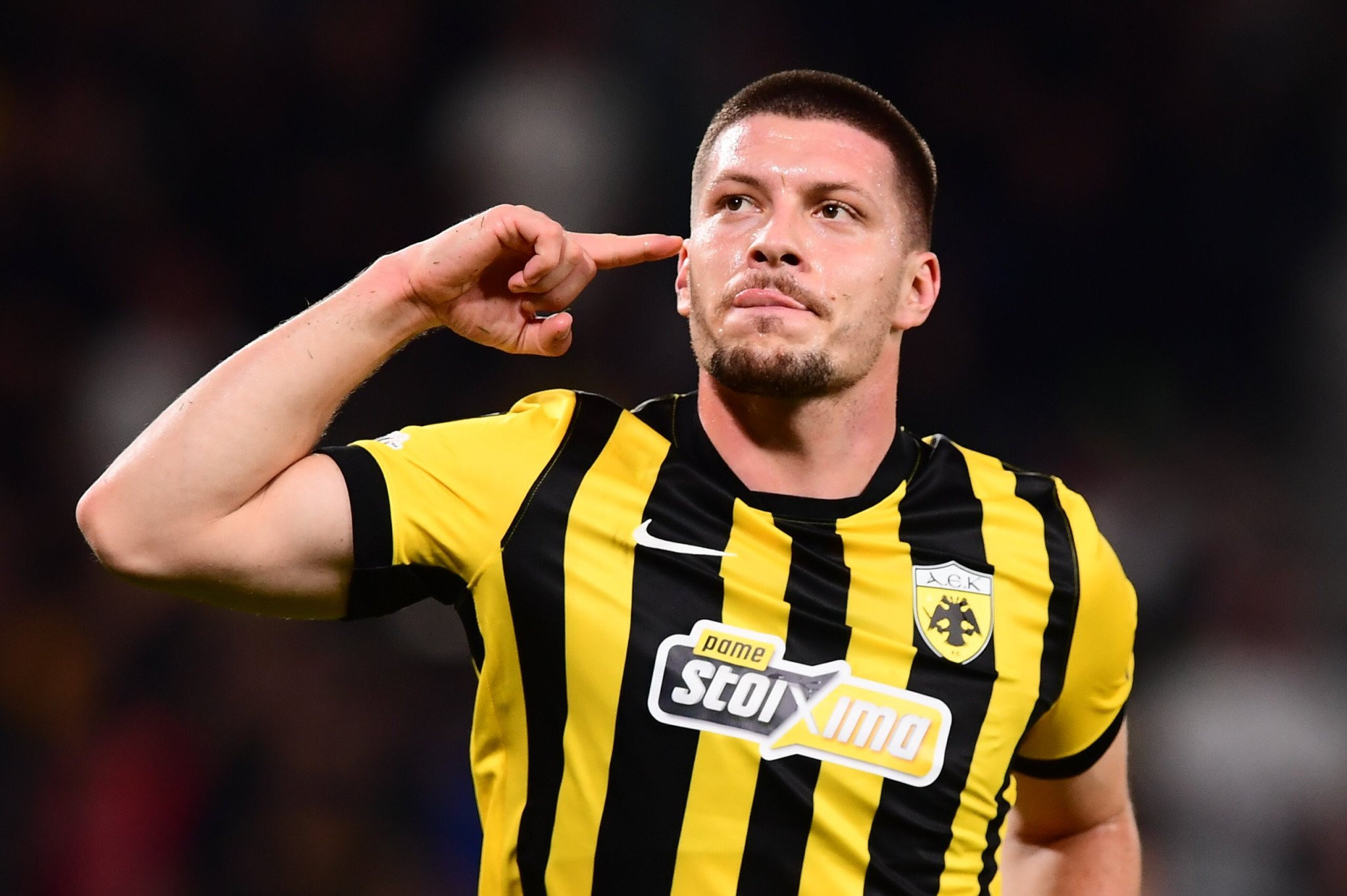 Ο Γιόβιτς σε κενή εστία το 5-0 για την ΑΕΚ (video)