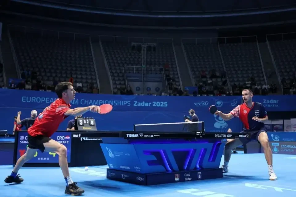Ευρωπαϊκό πρωτάθλημα: Ήττα για την Εθνική Aνδρών πινγκ πονγκ από την Κροατία σε επικό αγώνα