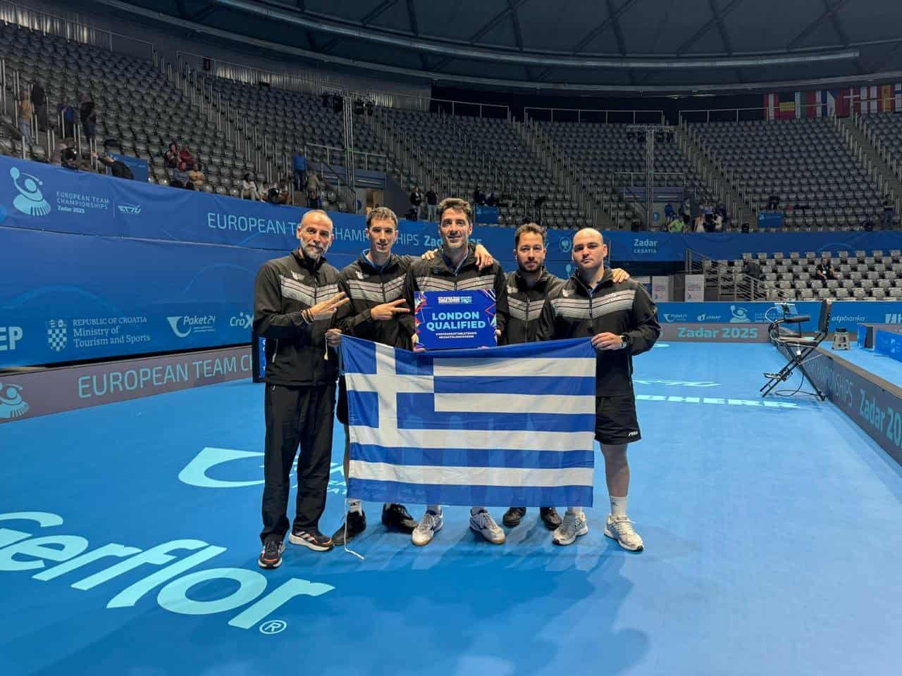 Νίκη και πρόκριση στο Παγκόσμιο Πρωτάθλημα για την Εθνική ομάδα πινγκ πονγκ ανδρών!