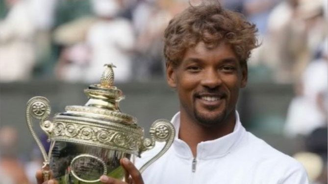 Ο Γουίλ Σμιθ ντύθηκε... Γιανίκ Σίνερ και σήκωσε το τρόπαιο του Wimbledon