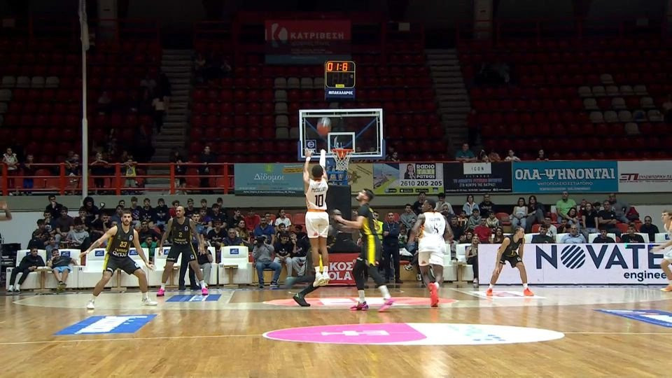 Φοβερό buzzer-beater του ΜακΚάλουμ στο Προμηθέας Πάτρας - Μαρούσι (video)