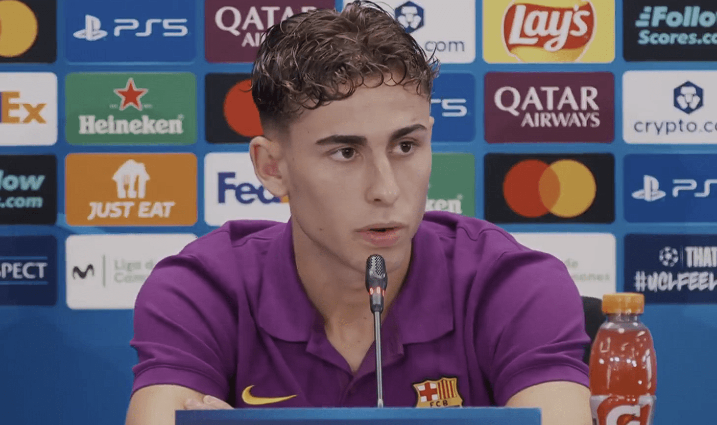 Φερμίν: «Θα είναι δύσκολο το ματς με τον Ολυμπιακό - Πρέπει να τα δώσουμε όλα» (video)