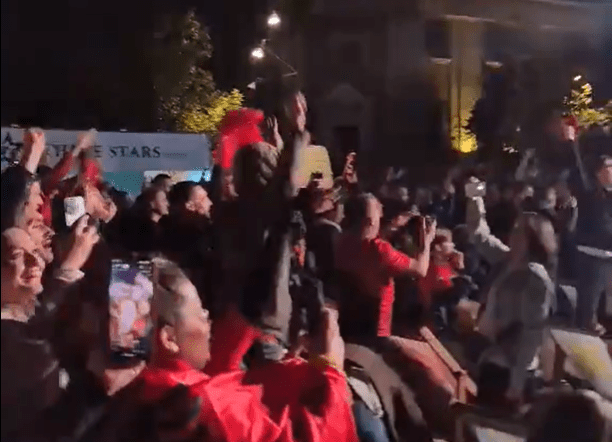 Ξέφρενοι πανηγυρισμοί στα Τίρανα για το γκολ της Αλβανίας στη Σερβία (video)