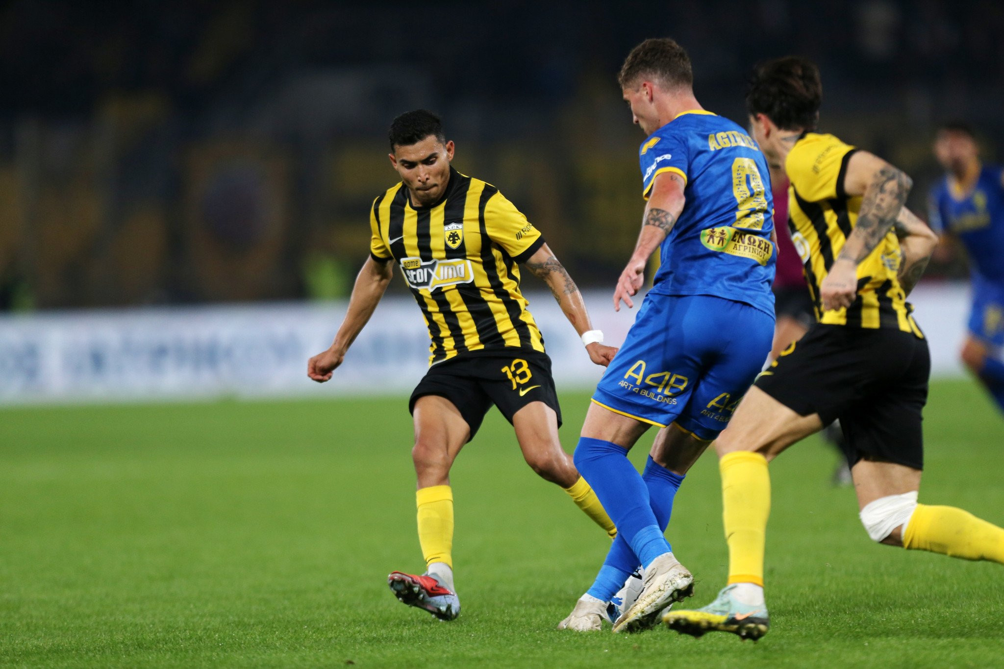 Ο Πινέδα με πλασέ λύτρωσε την ΑΕΚ για το 1-0 (video)