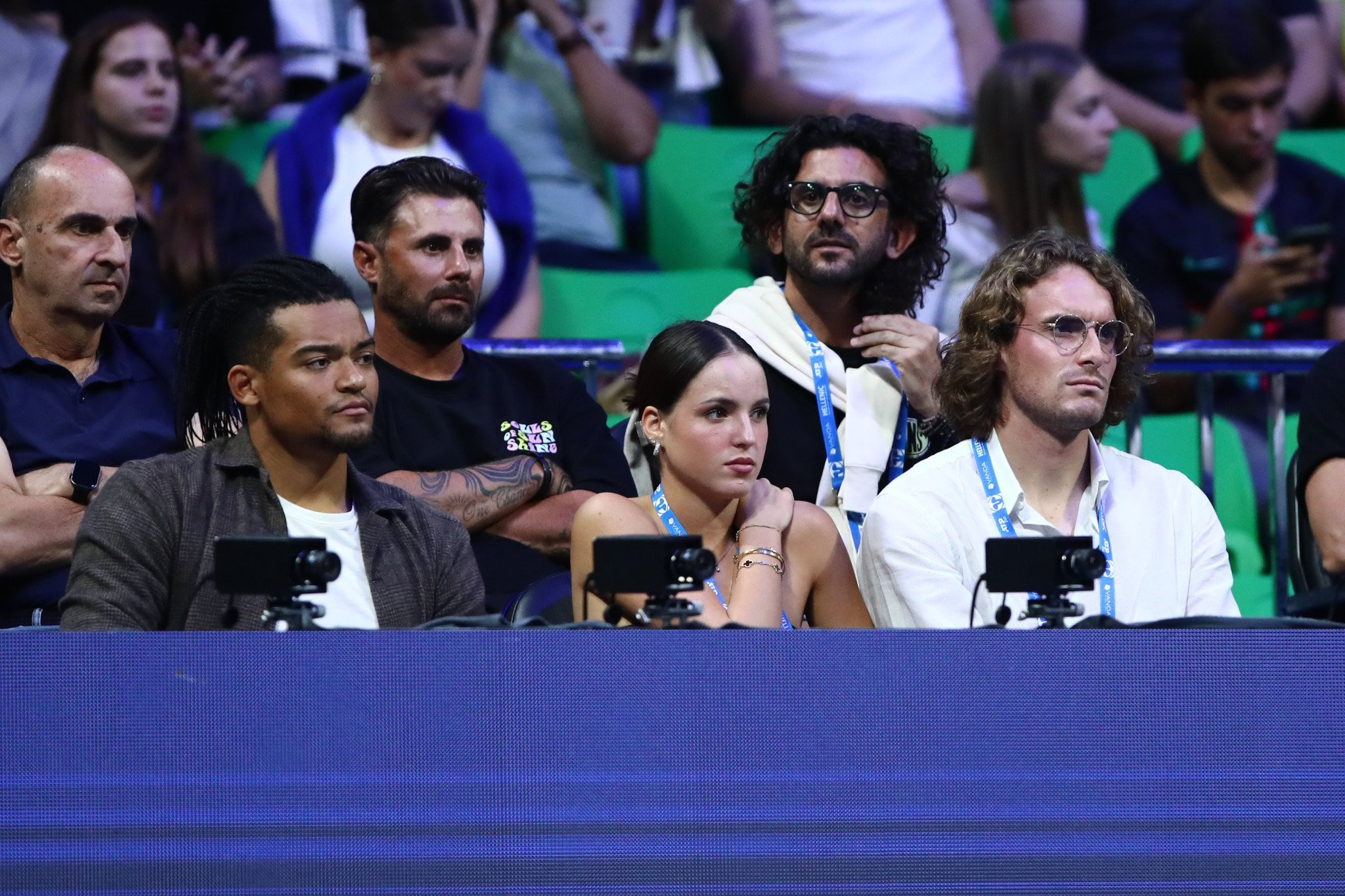 Τσιτσιπάς και Καραλής παρακολουθούν από τις κερκίδες τον Τζόκοβιτς