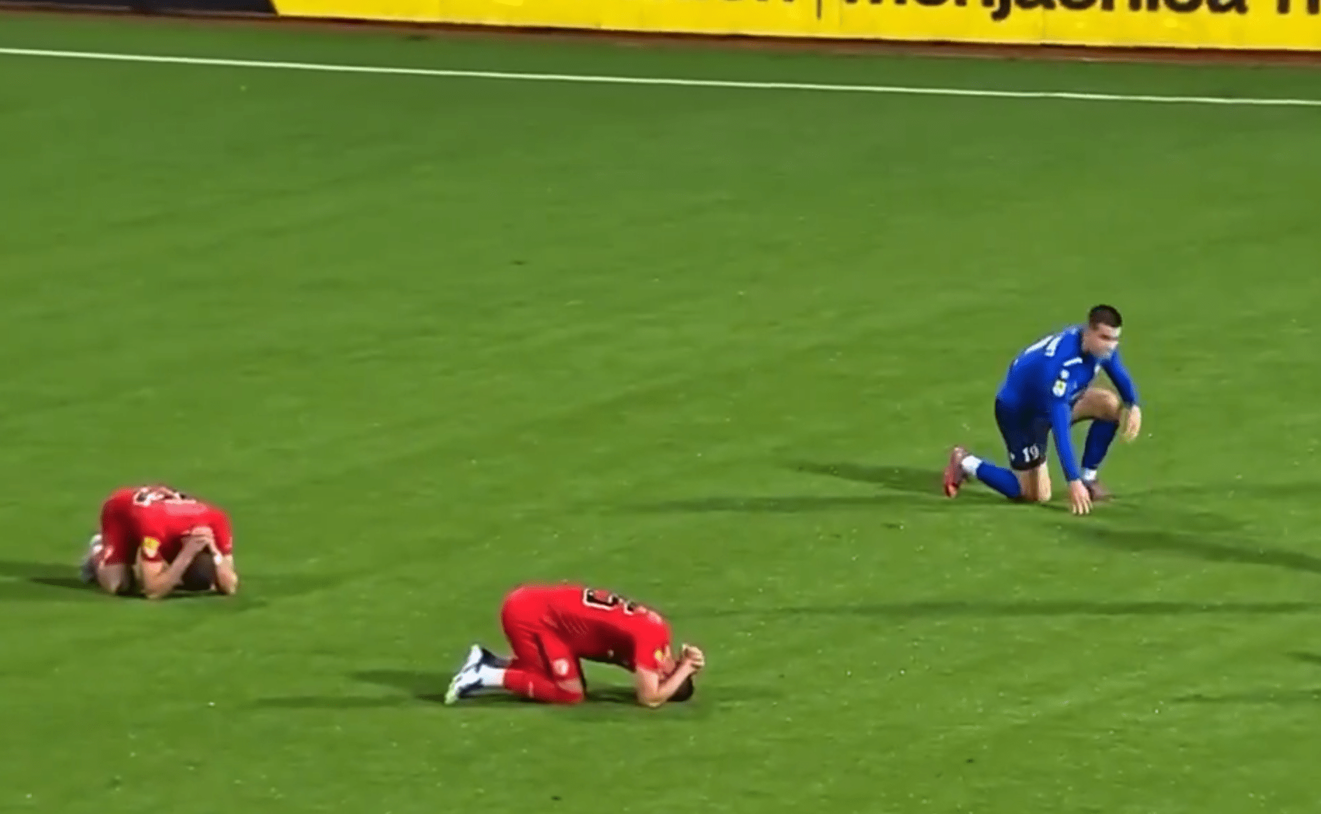 Η σοκαριστική στιγμή που οι παίκτες μαθαίνουν για τον θάνατο του Ζίζοβιτς την ώρα του αγώνα (video)