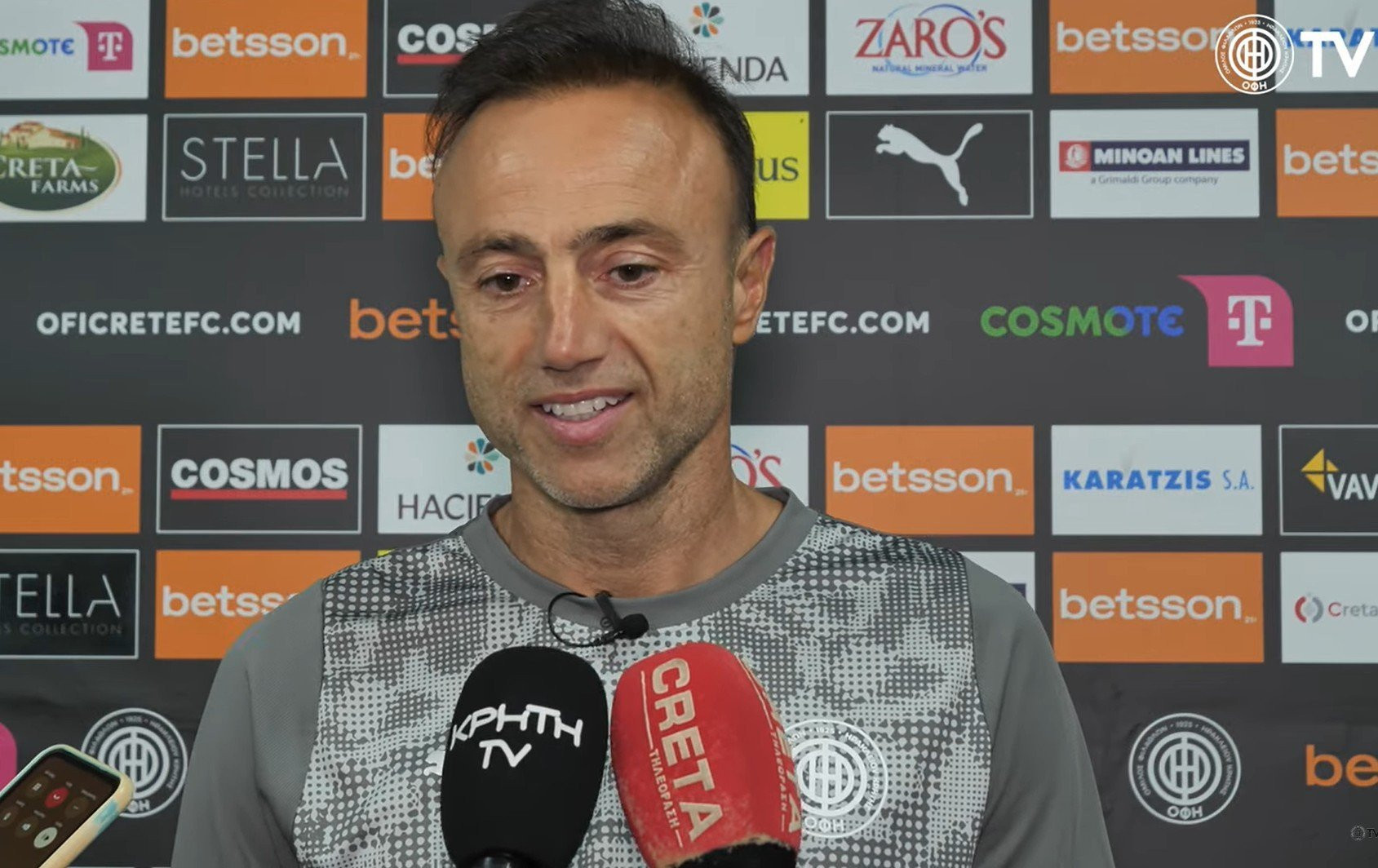 Κόντης: «Ο ΟΦΗ είναι πρόκληση, είμαι φιλόδοξος - Στόχος μας η 5η θέση» (video)