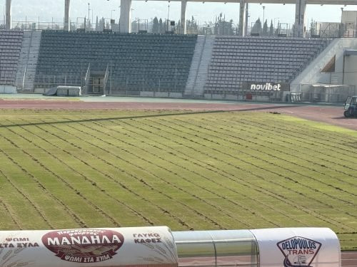 Ξεκίνησαν οι εργασίες αποκατάστασης του αγωνιστικού χώρου στο Πανθεσσαλικό