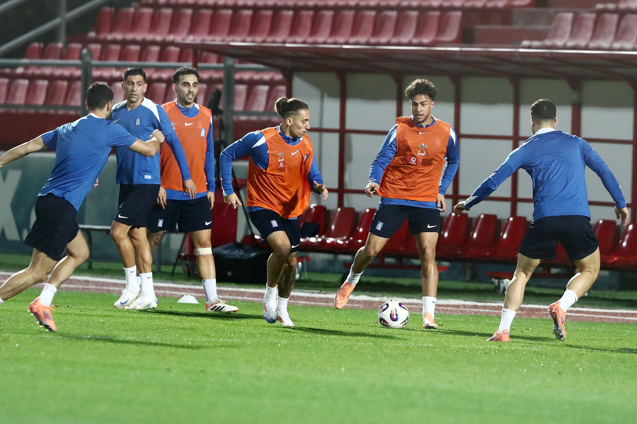 Σε δύο γκρουπ η προπόνηση των διεθνών στην Εθνική Ελλάδας