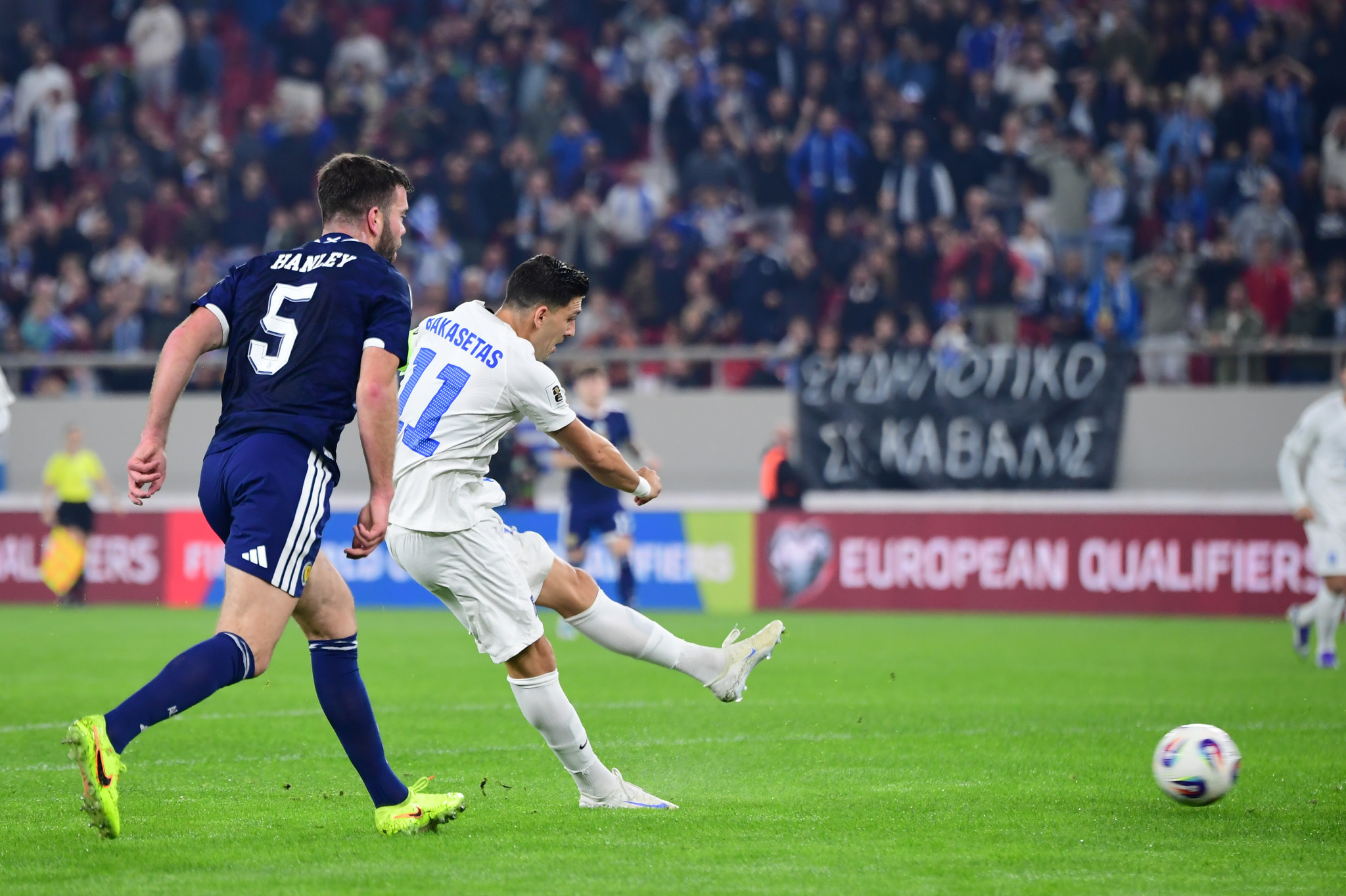 Το γκολ του Μπακασέτα για το 1-0 της Εθνικής Ελλάδας (video)