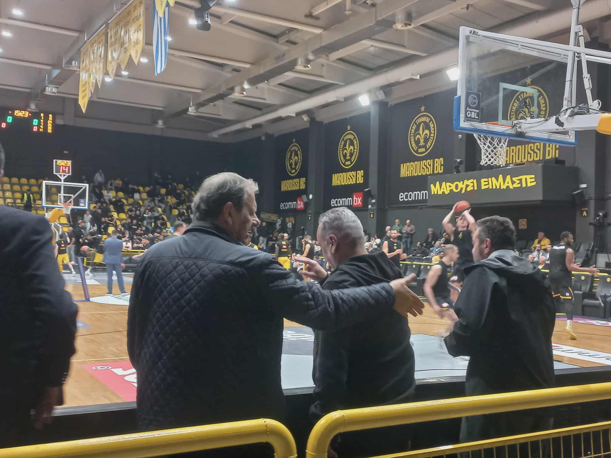 Στο Μαρούσι ο Μάκης Αγγελόπουλος για το παιχνίδι της ΑΕΚ