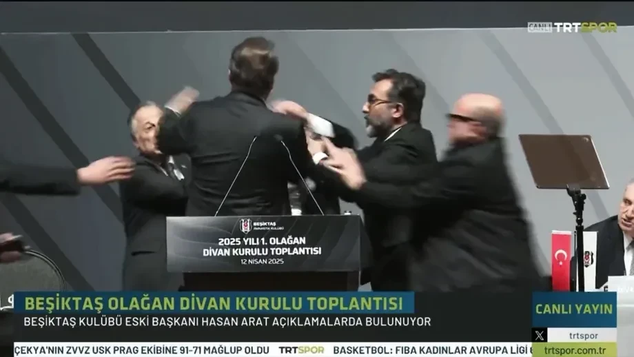 Απίστευτο ξύλο στη Γενική Συνέλευση της Μπεσίκτας  - «Είσαι ψεύτης και κλέφτης»