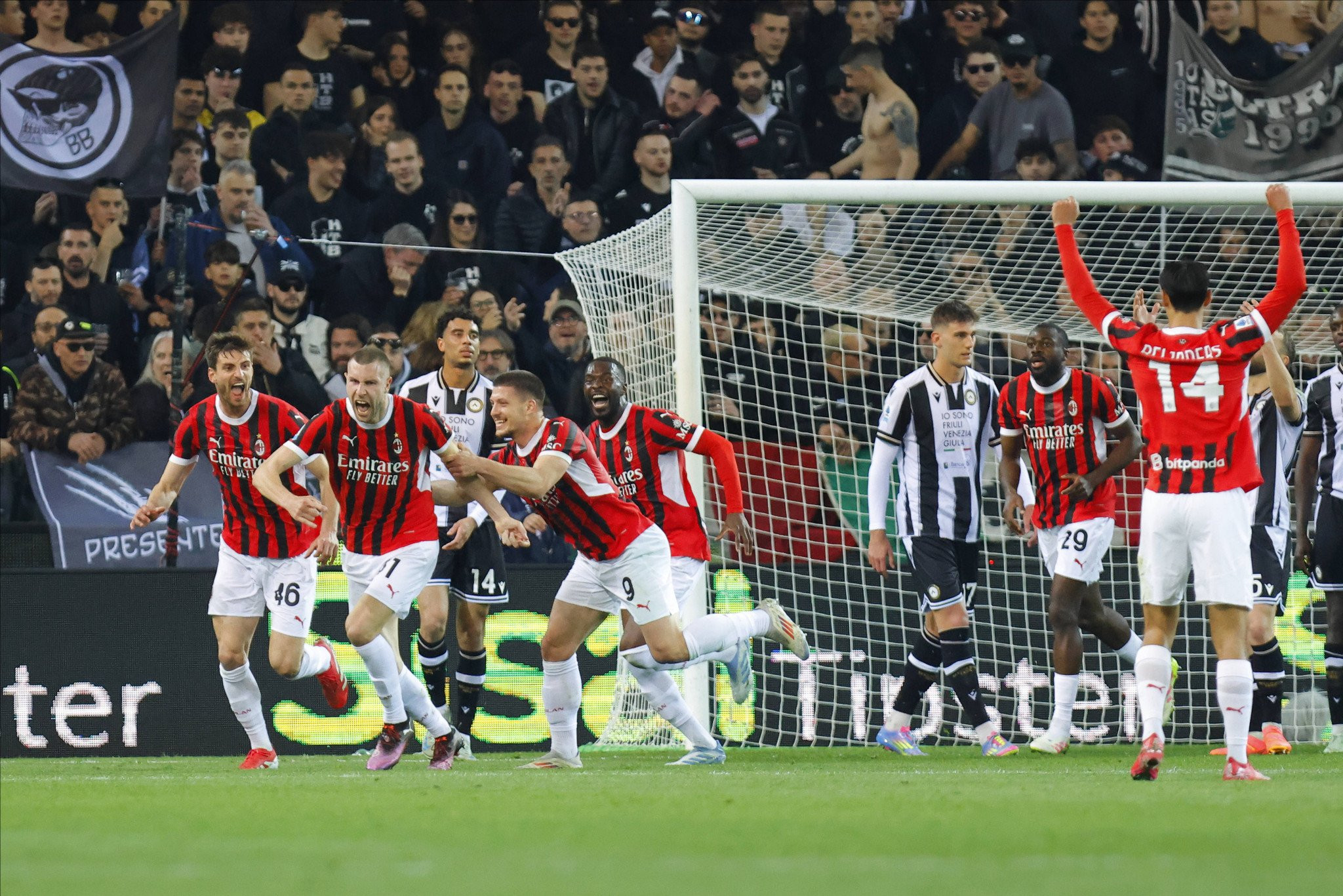 Η Μίλαν πέρασε από το Ούντινε και ελπίζει για ένα ευρωπαϊκό εισιτήριο