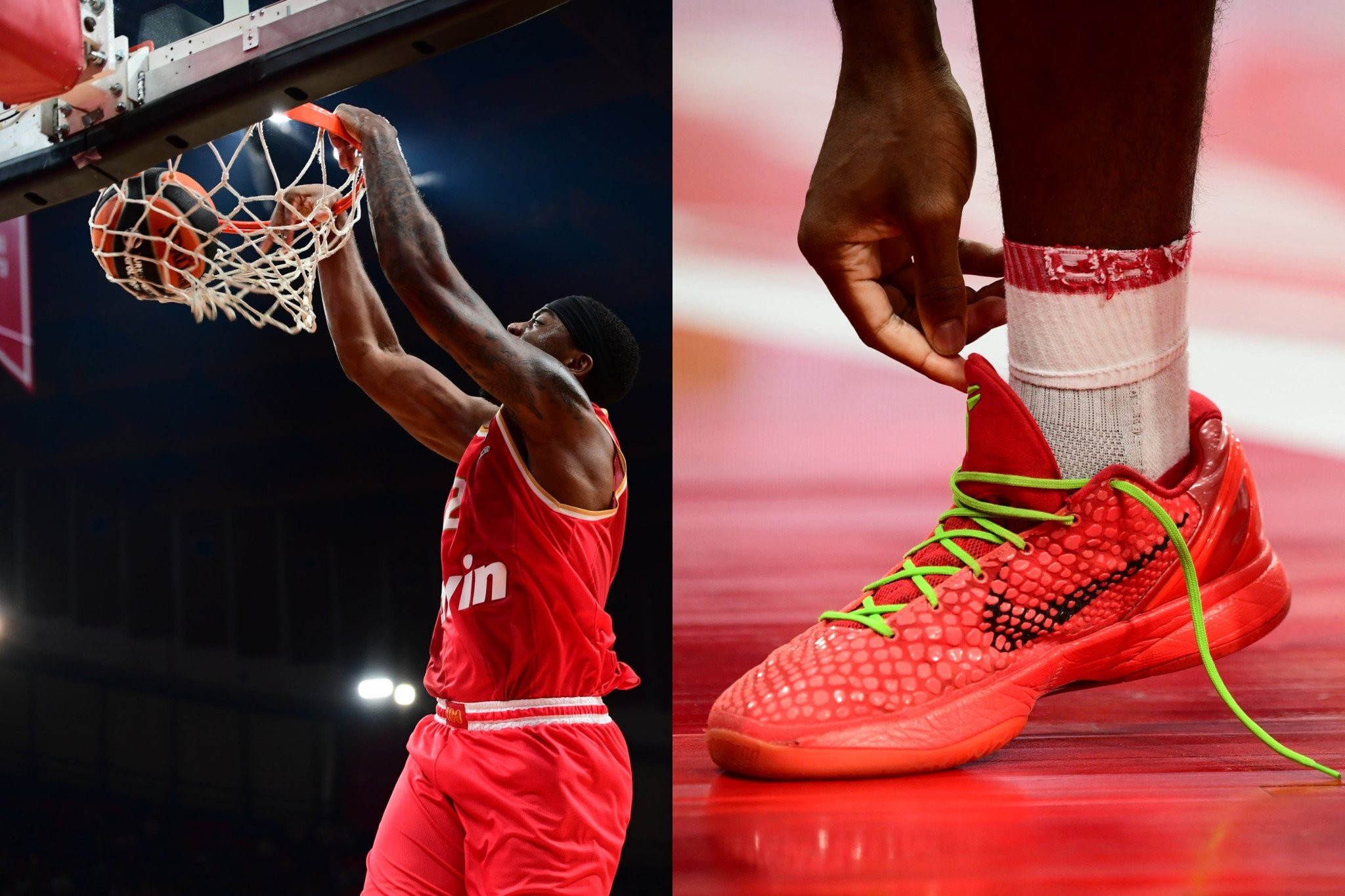 Ένα κάρφωμα του Ράιτ που δεν άντεξε ούτε η άμυνα, ούτε το παπούτσι του!