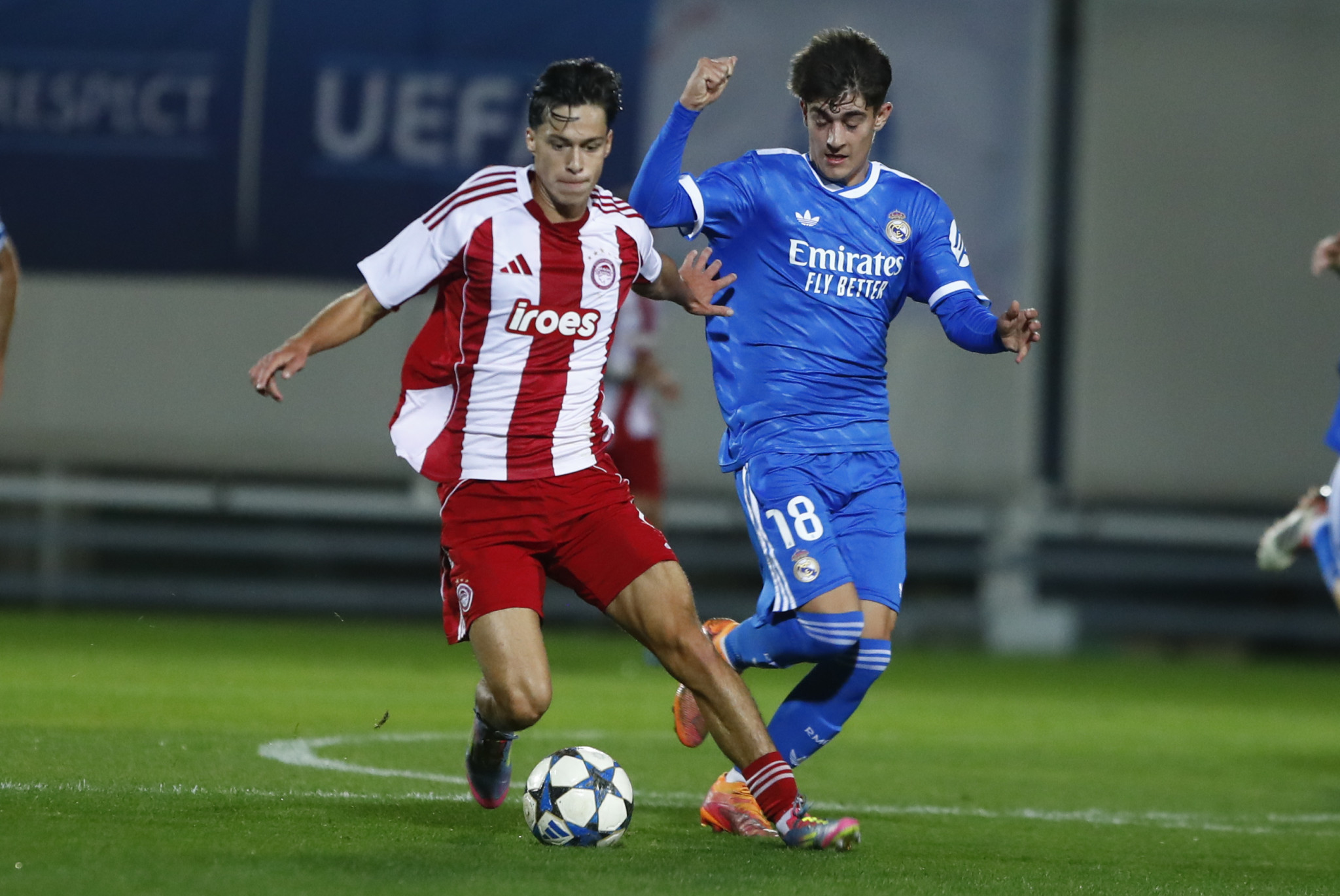 «Λύγισε» στο φινάλε ο Ολυμπιακός Κ19 κόντρα στη Ρεάλ Μαδρίτης