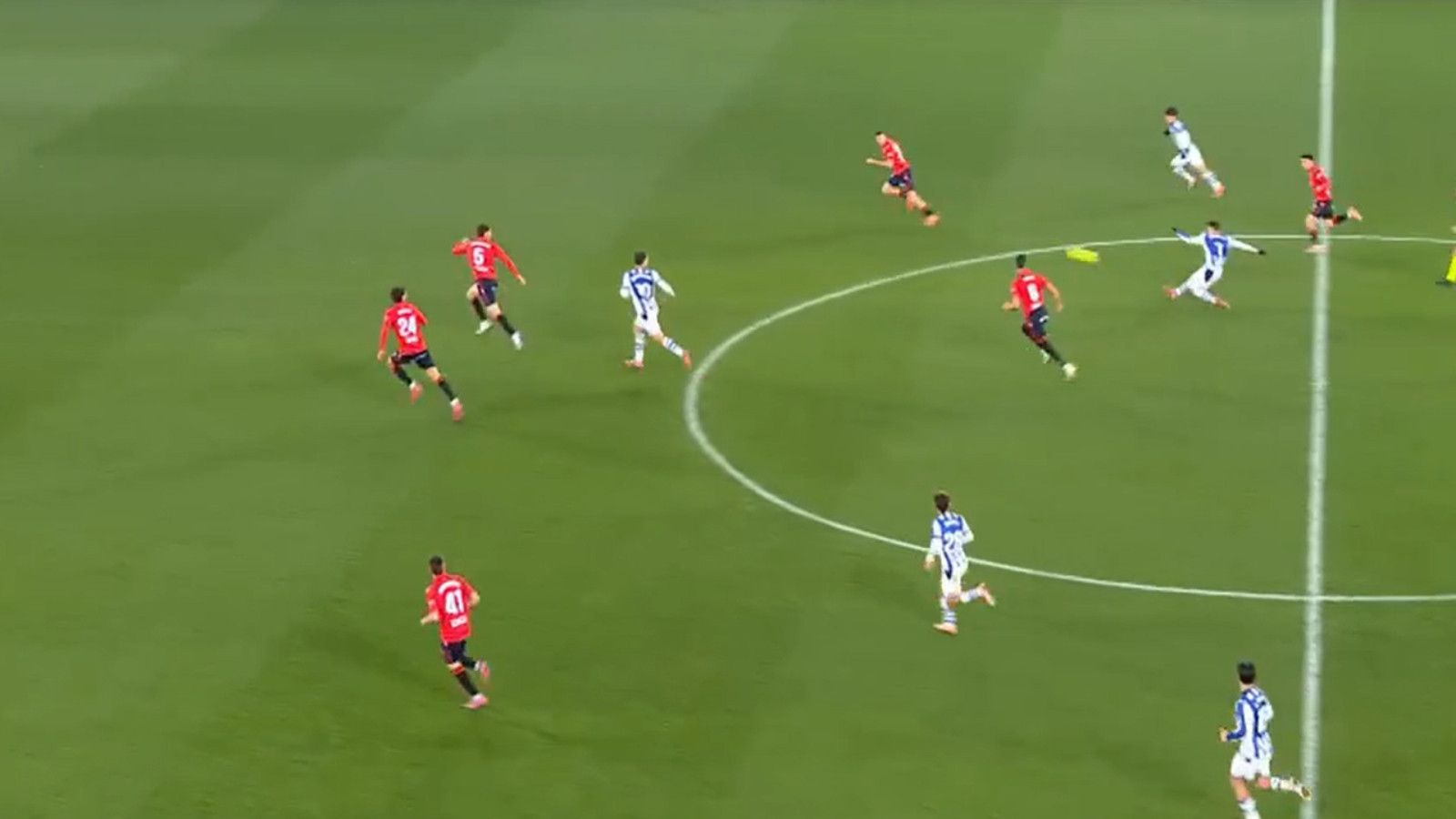 Ο Μπαρενετσέα έβαλε γκολάρα από το κέντρο στο Οσασούνα-Σοσιεδάδ (video)