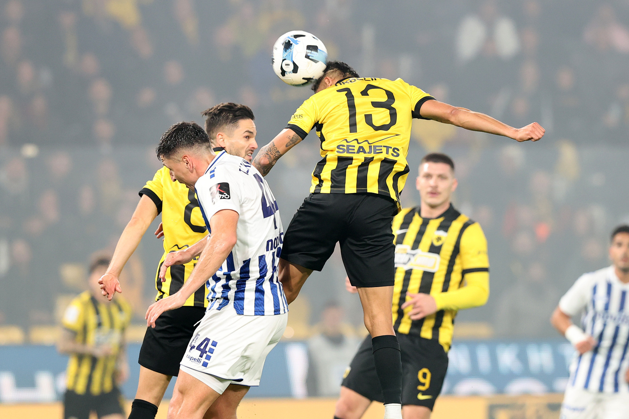 Με όμορφη κεφαλιά του Πινέδα το 1-0 της ΑΕΚ (video)