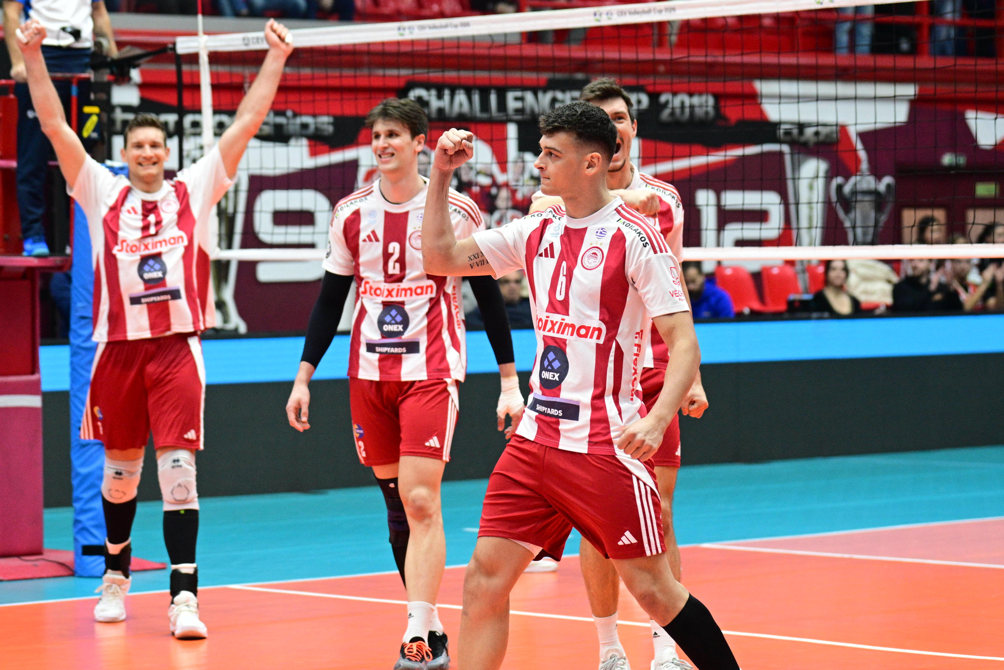 Ο Ολυμπιακός μπήκε με το δεξί στο CEV Cup