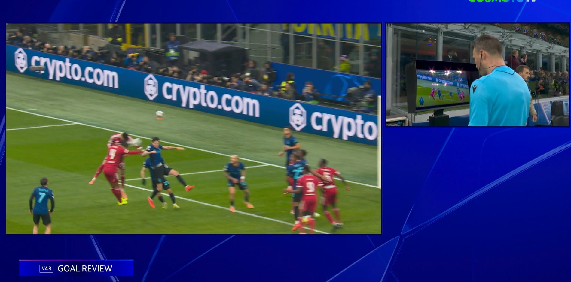 Το γκολ του Κονατέ που ακυρώθηκε για χέρι του Φαν Ντάικ (video)