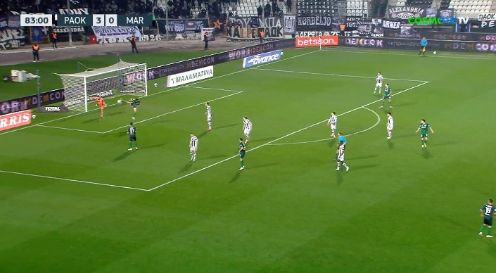 Απίθανη γκάφα του Τσιφτσή, με την Μαρκό να σκοράρει στην Τούμπα (video)