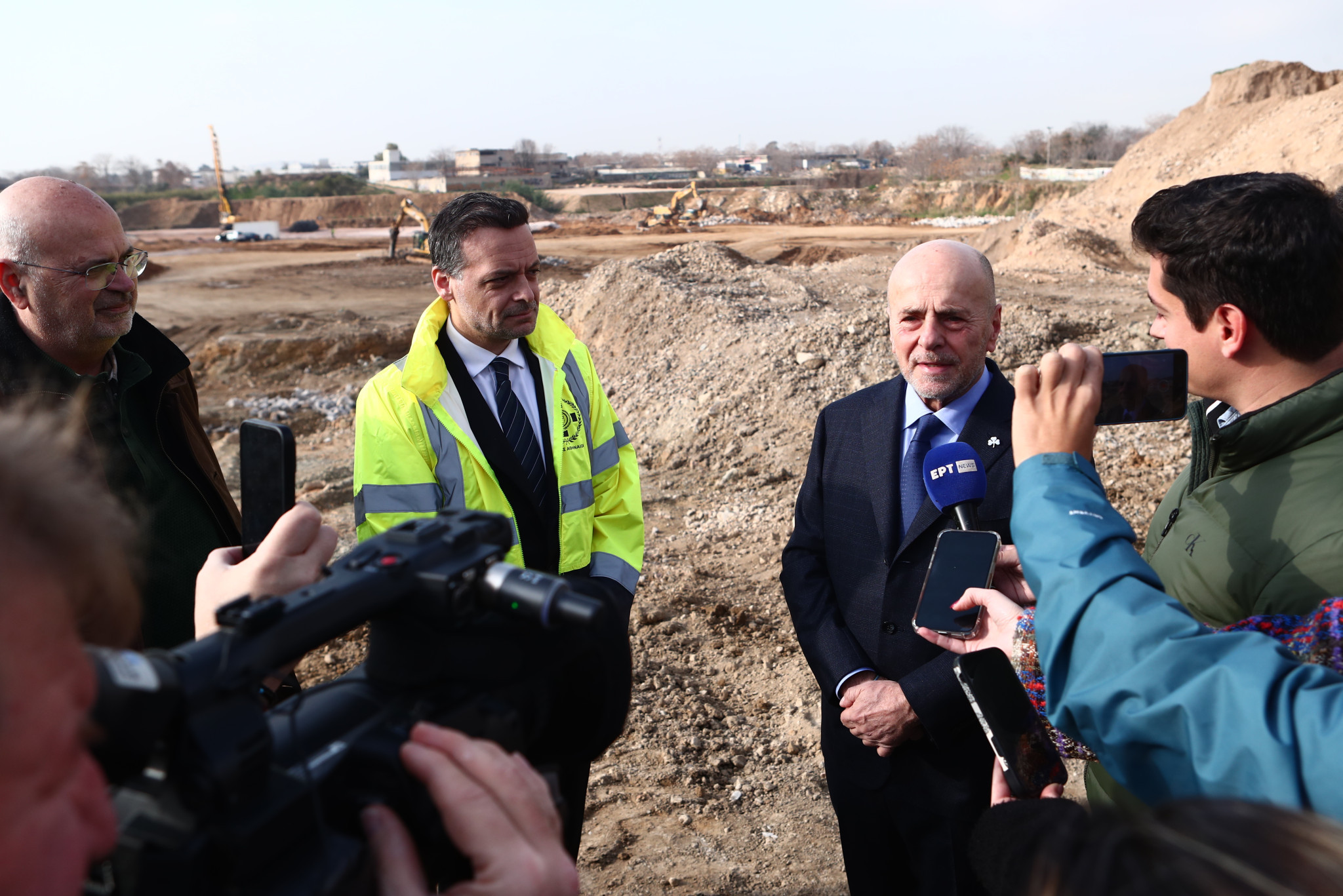 Αυτοψία στον Βοτανικό: Αλαφούζος, Χατζηδάκης και Δούκας στο νέο γήπεδο του Παναθηναϊκού