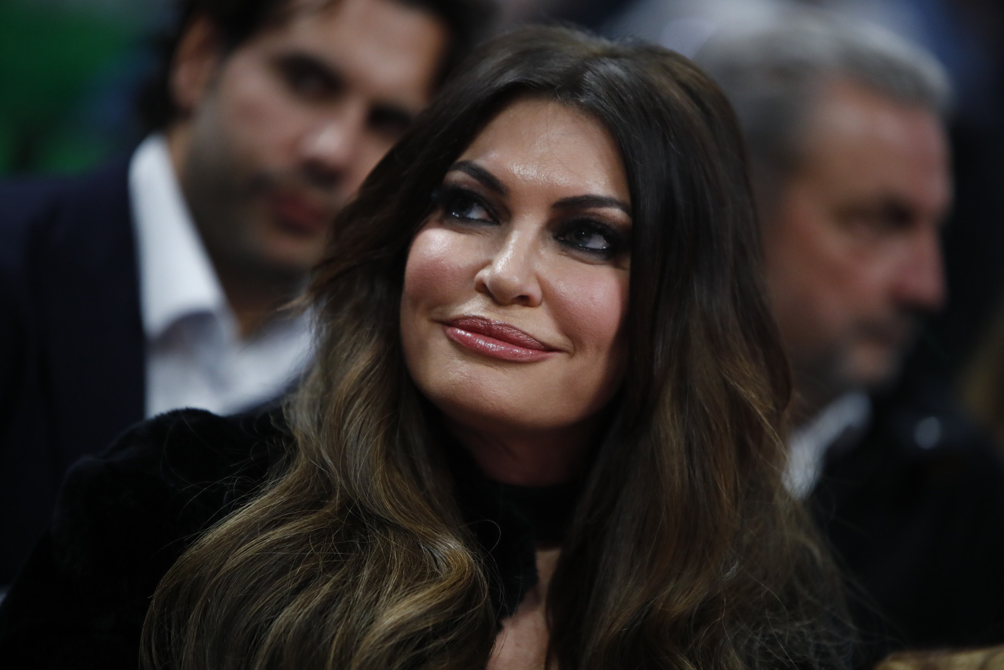 Η Κίμπερλι Γκίλφοϊλ και στο ΟΑΚΑ για το ματς του Παναθηναϊκού με τη Χάποελ Τελ Αβίβ