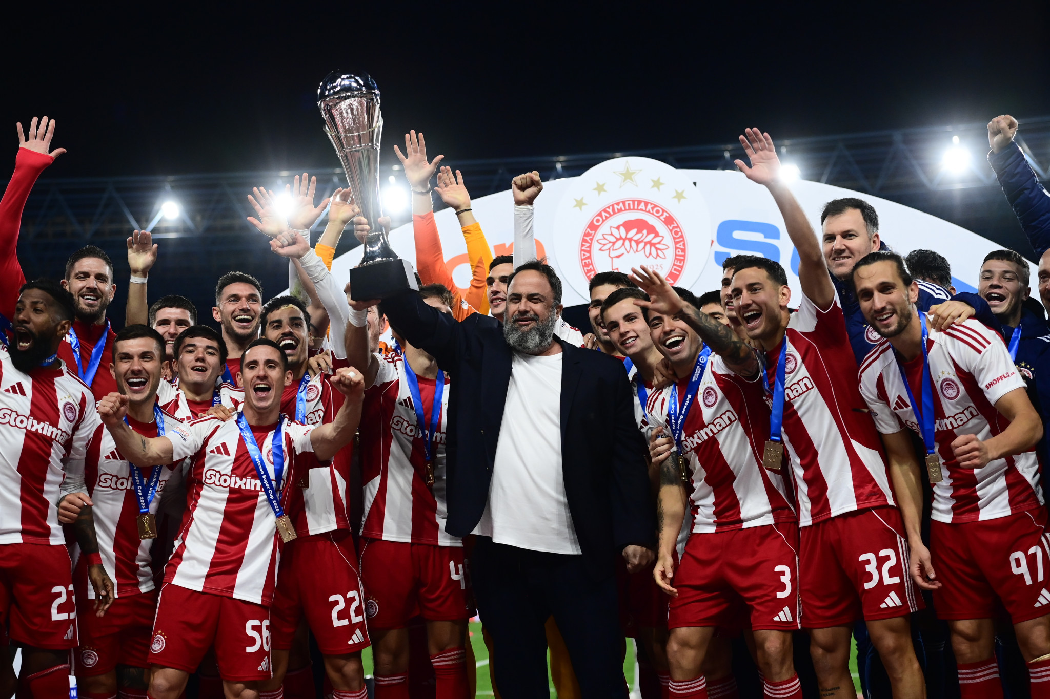 Ο Ολυμπιακός έφτασε τους 338 τίτλους σε όλα τα αθλήματα μετά την κατάκτηση του Super Cup