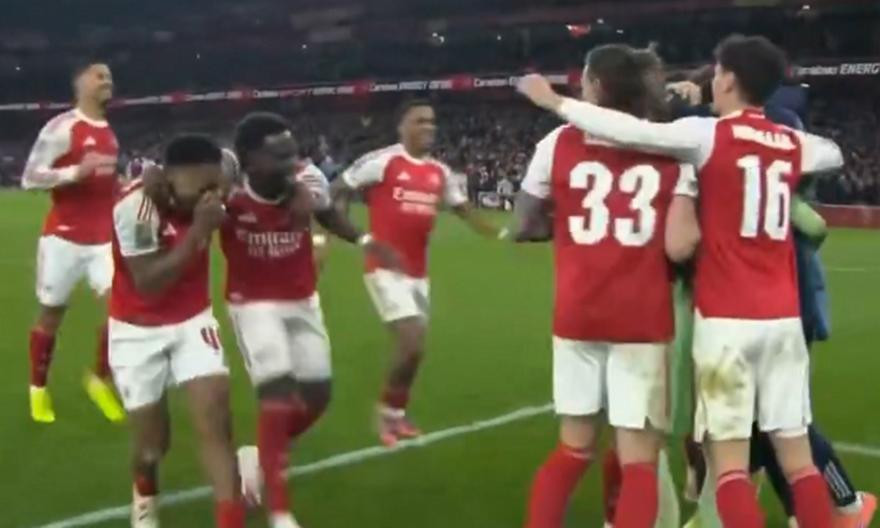 Γιατί οι παίκτες της Άρσεναλ γελούσαν με τον Κέπα μετά το 5-5; (video)
