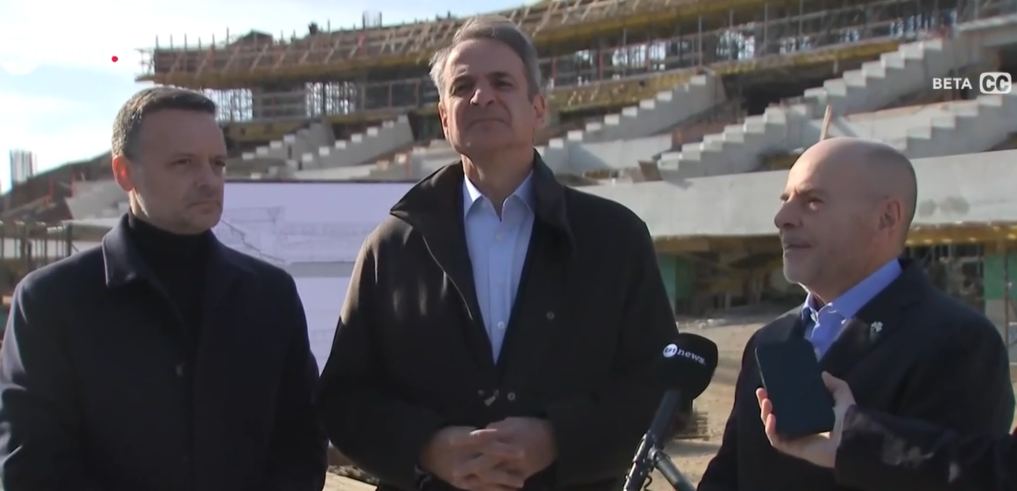 Το βίντεο από την επίσκεψη Αλαφούζου, Μητσοτάκη, Δούκα στον Βοτανικό