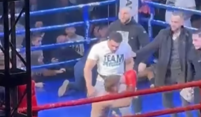 Σκηνές χάους: Ξυλοκόπησαν τον kickboxer Γιάννη Τσουκαλά μέσα στο ρίνγκ μετά τη νίκη στη Σερβία! (videos)