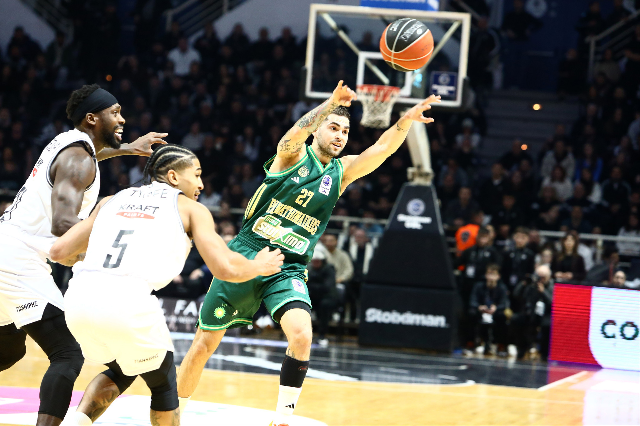 Μαέστρος Τολιόπουλος και εκπληκτικά τελειώματα των Οσμάν και Χουάντσο για τον Παναθηναϊκό (videos)