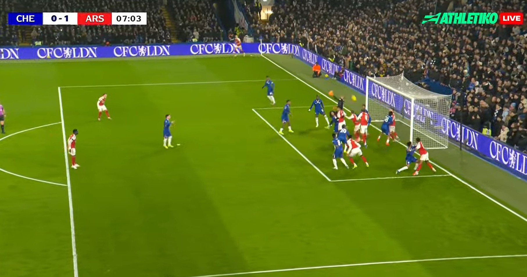 Γκάφα του γκολκίπερ, η Άρσεναλ άνοιξε το σκορ κόντρα στην Τσέλσι (video)