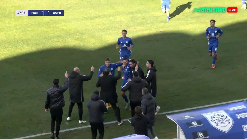 Το γκολ του Μπουλάρι για τον ΠΑΣ Γιάννινα που ισοφάρισε τον Αστέρα (video)