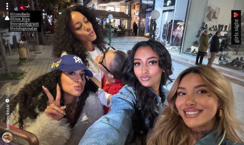 Η Μπέριλ ΜακΚίσικ διασκέδασε με την σύντροφο του Ναν κι άλλες τρεις «πράσινες» WAGs (photo)