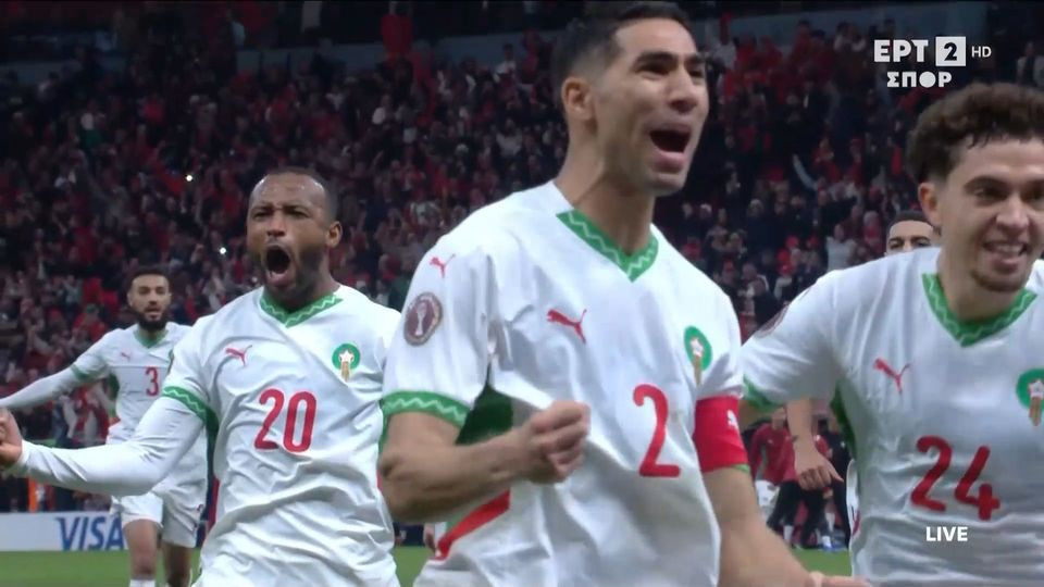 Το γκολ του Ντίαθ με κεφαλιά-ασίστ του Ελ Κααμπί για το 1-0 του Μαρόκου (video)