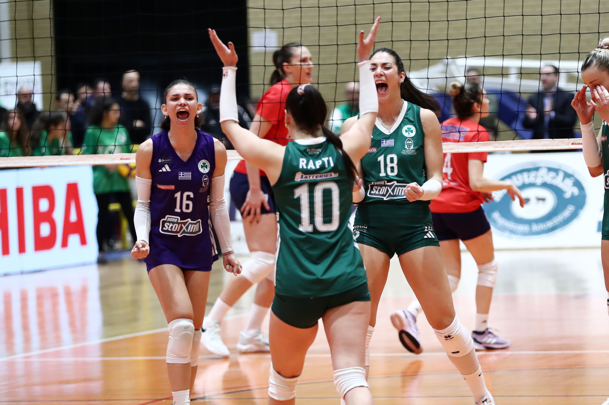 Ασταμάτητος ο Παναθηναϊκός και στην 13η αγωνιστική της Volley League Γυναικών (videos)