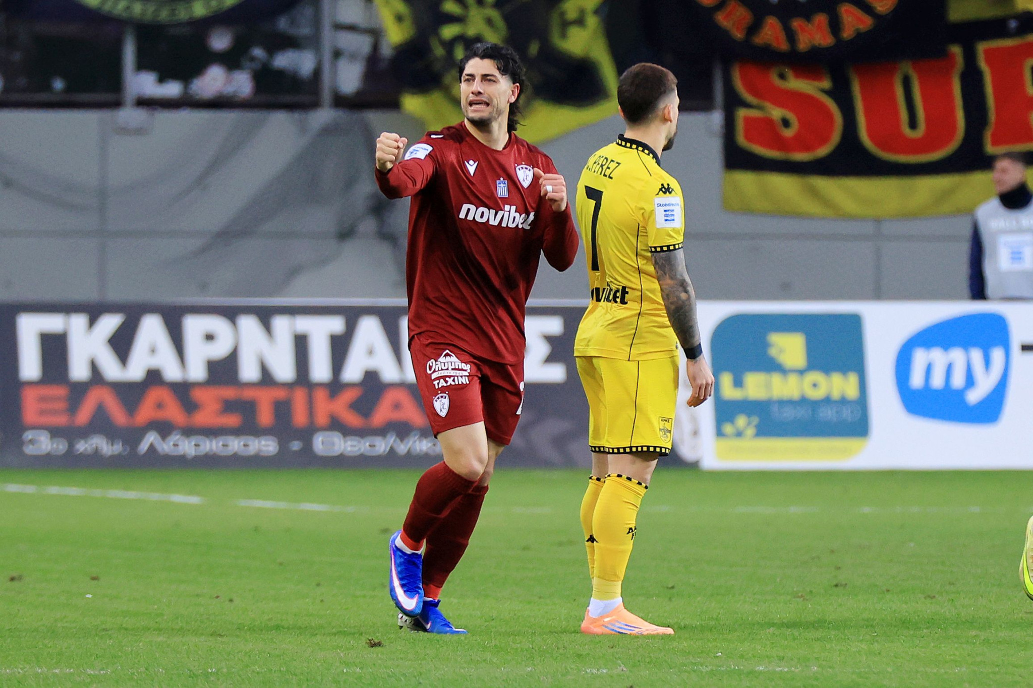 Ο Σαγκάλ ανοίγει νωρίς το σκορ για την ΑΕΛ Novibet κόντρα στον Άρη (video)