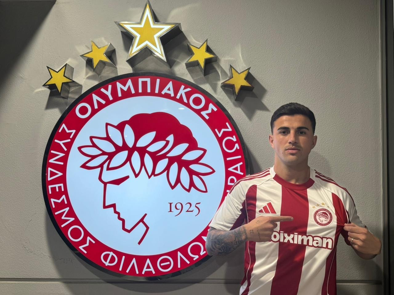 Ο Ολυμπιακός ανακοίνωσε την απόκτηση του Αντόνιο Θαρθάνα