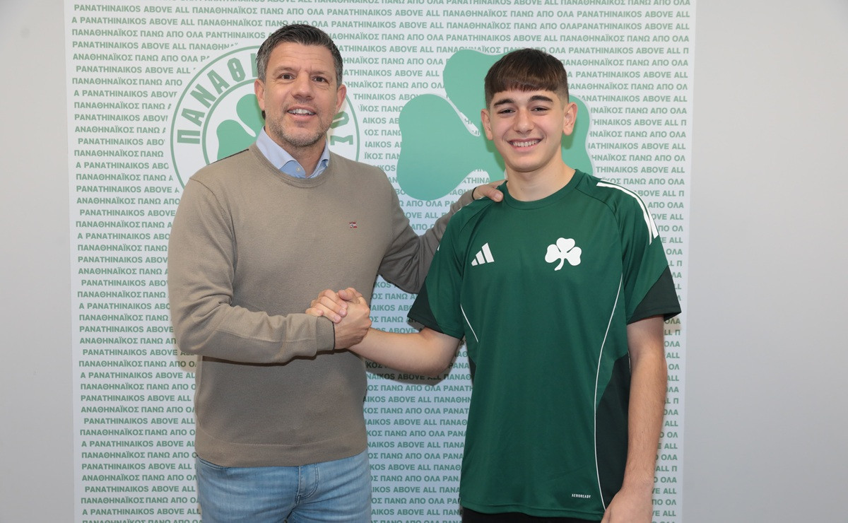 Υπέγραψε επαγγελματικό συμβόλαιο με τον Παναθηναϊκό ο γιος του Γιώργου Καραγκούνη, Χριστόφορος