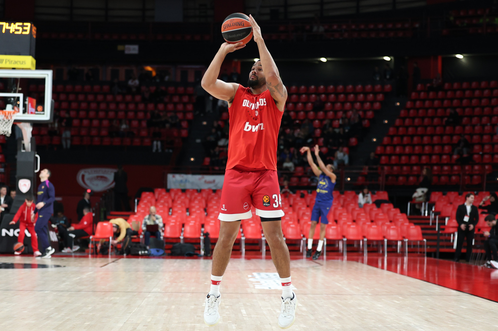 Το πρώτο ζέσταμα του Τζόζεφ ως παίκτης του Ολυμπιακού (video)