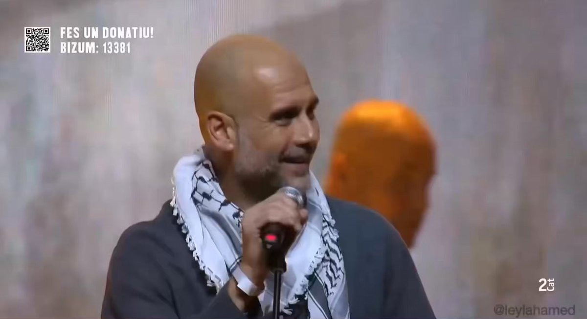 Η συγκινητική ομιλία του Γκουαρδιόλα υπέρ της Παλαιστίνης: «Δείχνουμε ανοιχτά ότι είμαστε με τους πιο αδύναμους»