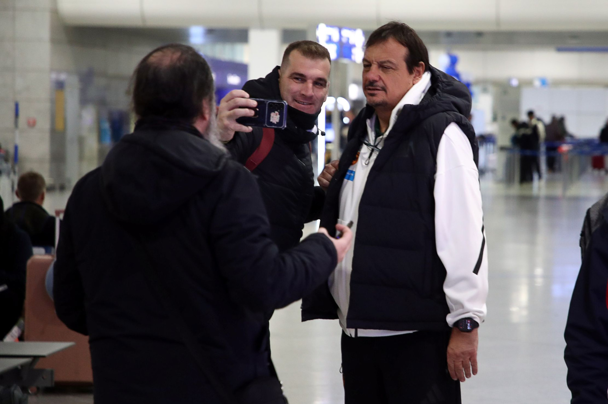 Δεν μίλησε κατά την αναχώρηση του Παναθηναϊκού ο Εργκίν Αταμάν