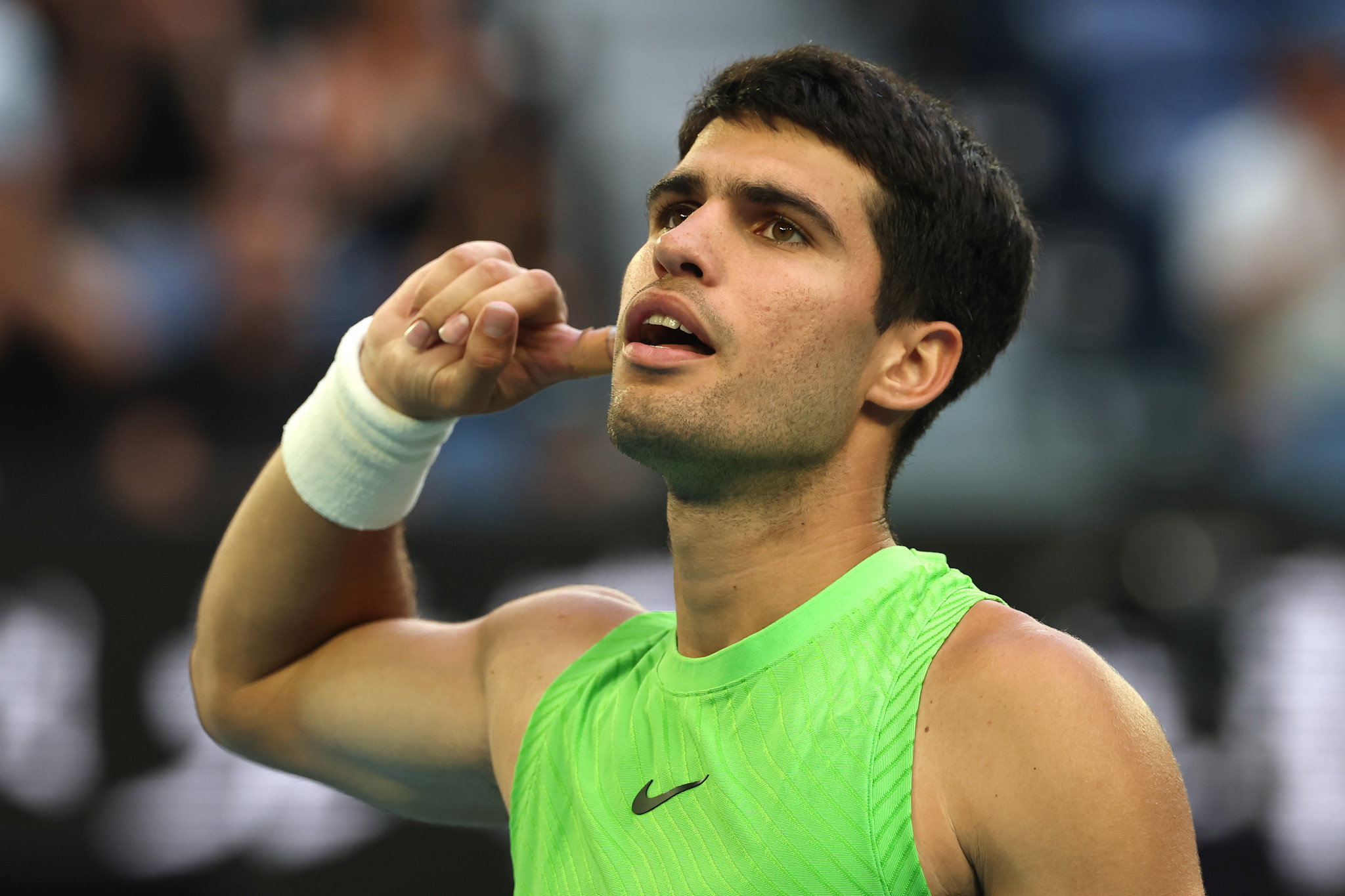 Ο Αλκαράθ πανηγύρισε την πρόκριση του στον τελικό του Australian Open αλά... Φερνάντο Αλόνσο (photo)