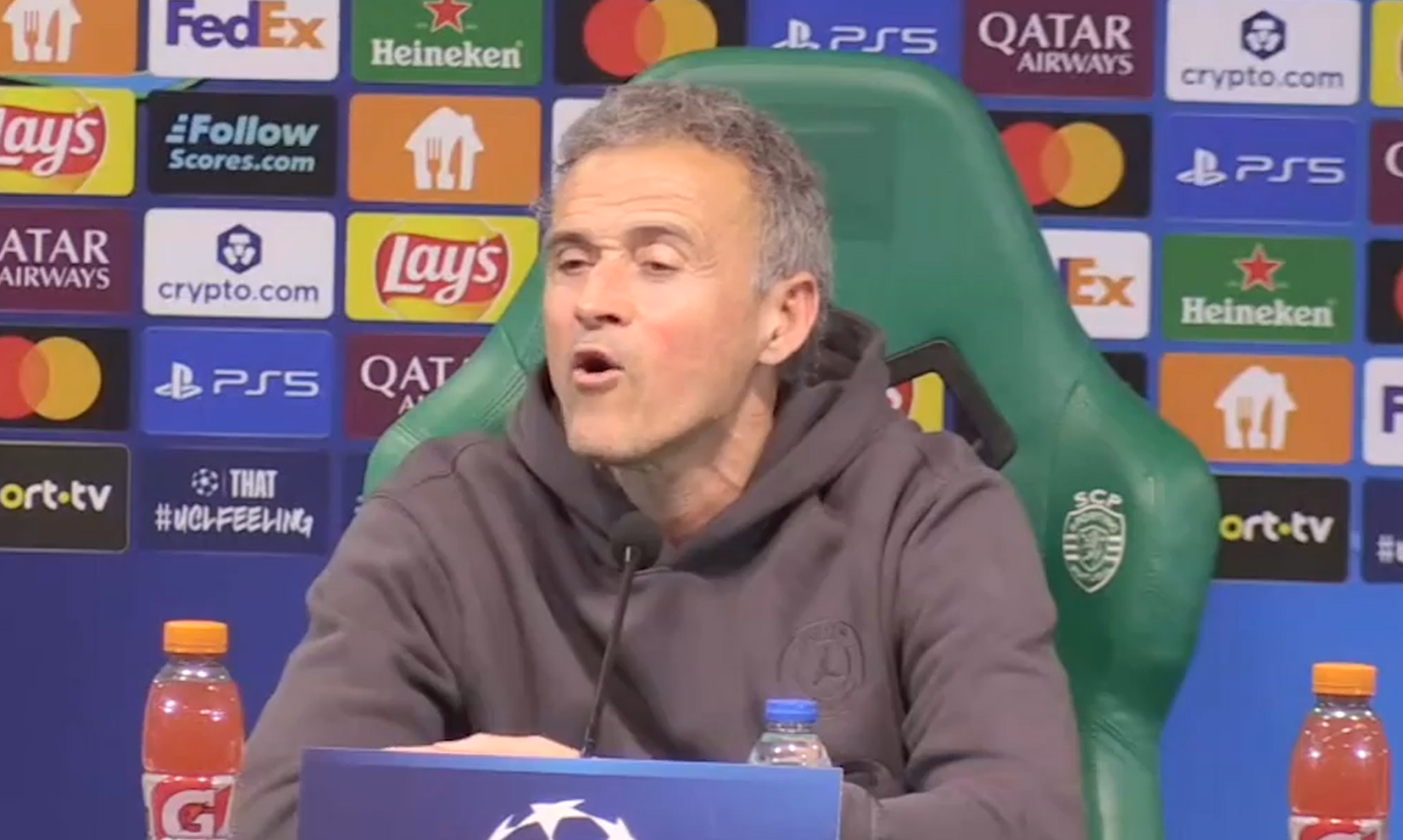 Ξέσπασε ο Λουίς Ενρίκε μετά την ήττα από τη Σπόρτινγκ - «Το ποδόσφαιρο είναι ένα χάος για μένα»