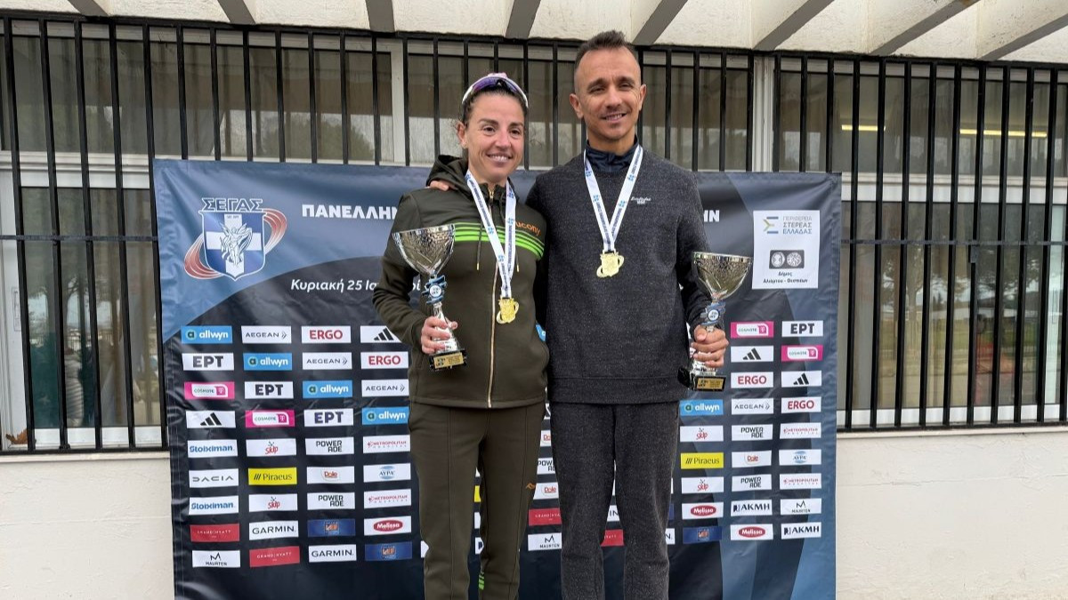 Σε Παπαμιχαήλ και Τσινοπούλου οι πρώτοι πανελλήνιοι τίτλοι της χρονιάς στον μαραθώνιο βάδην