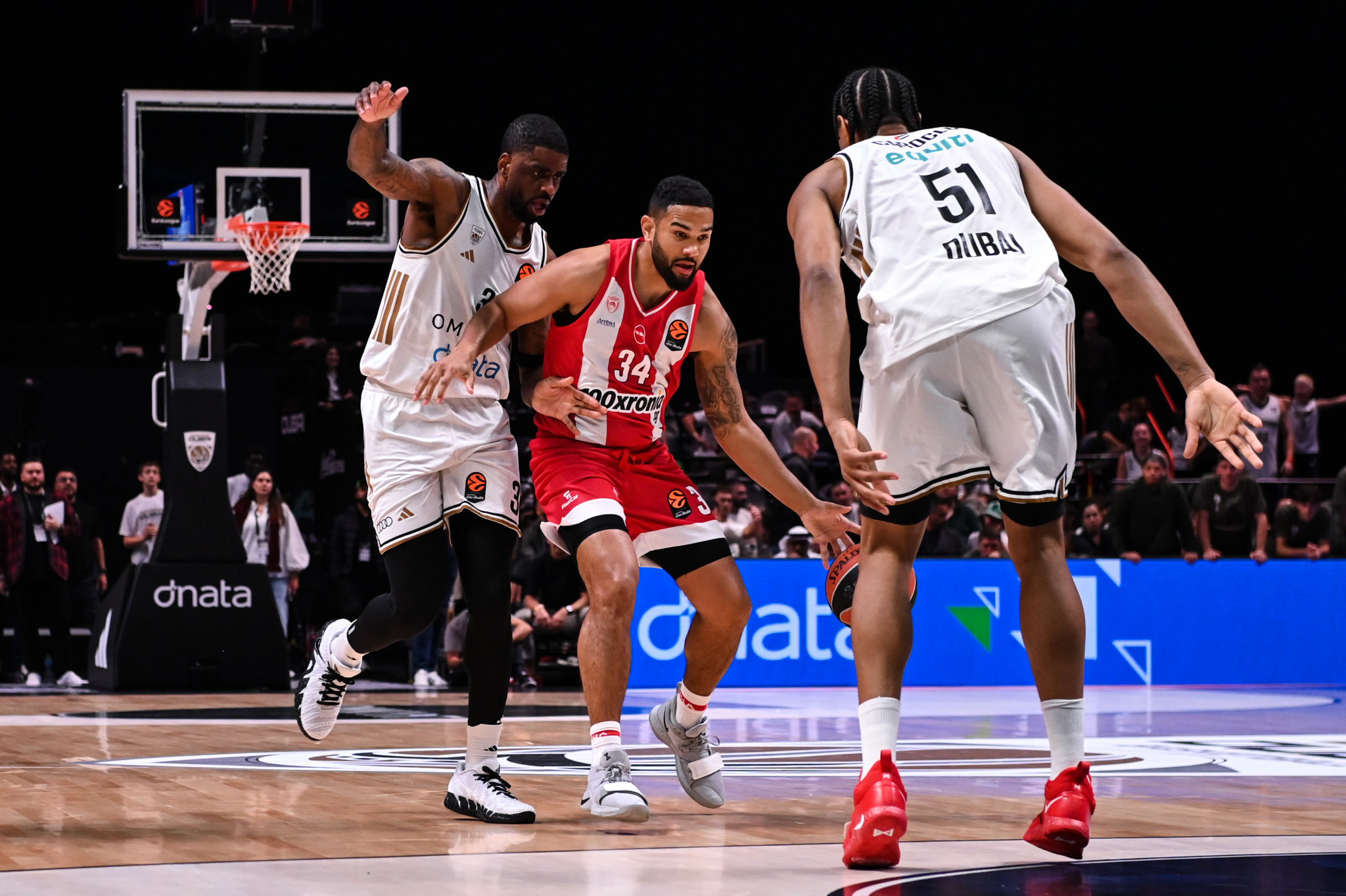 Η βαθμολογία της EuroLeague μετά την ήττα του Ολυμπιακού από την Dubai BC