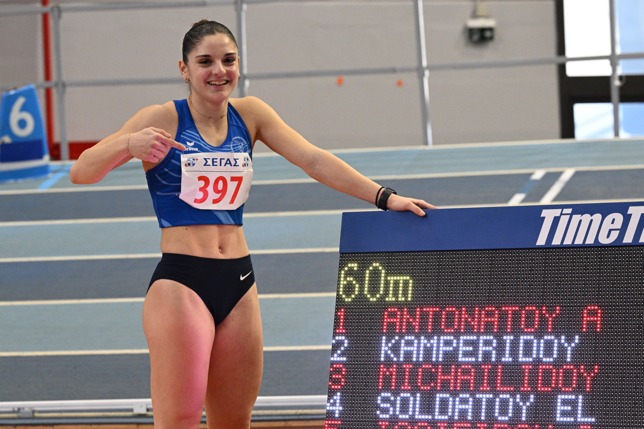 Η Αντωνάτου ισοφάρισε το πανελλήνιο ρεκόρ που «κρατούσε» η Κατερίνα Θάνου εδώ και 32 χρόνια