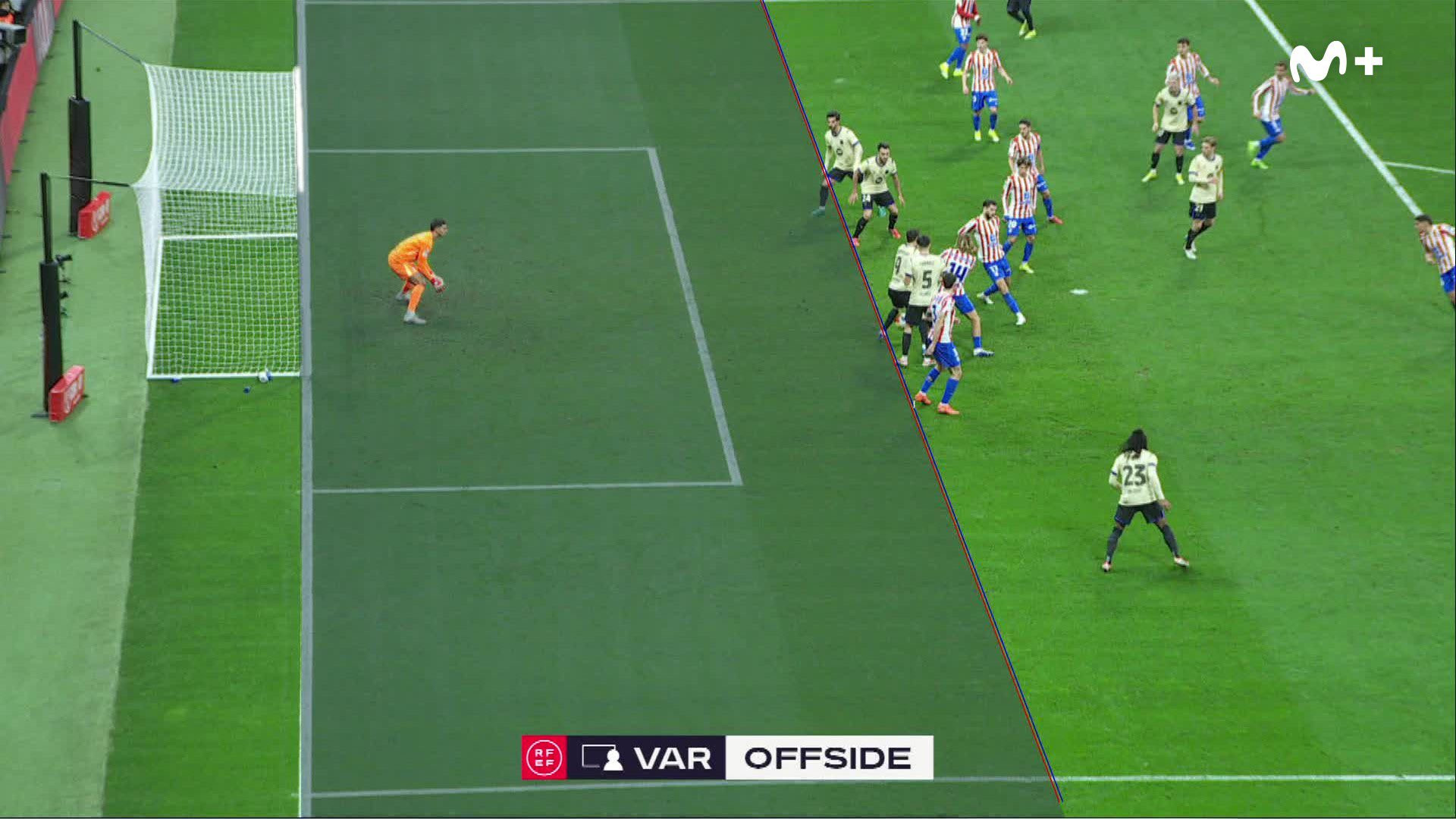 Το επτάλεπτο θρίλερ του VAR - Πώς «κόλλησε» το ημιαυτόματο οφσάιντ στο ακυρωθέν γκολ του Κουμπαρσί